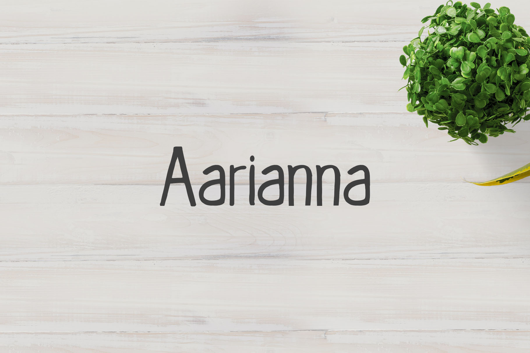 Aarianna: The Handwritten Typeface for Bold Branding