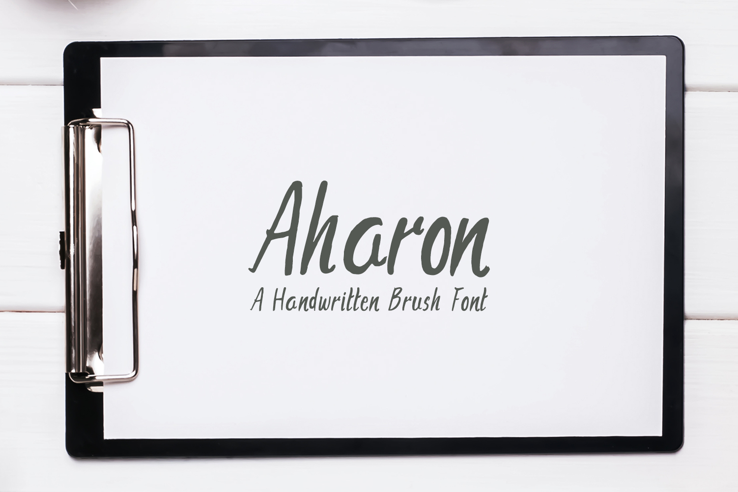 Aharon Font: Elevating Brand Identity with Handwritten Style