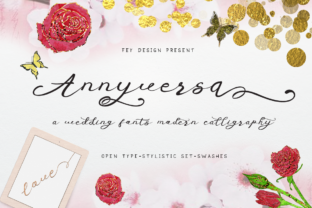 Anniversa: The Wedding-Style Font for Branding