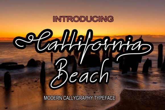 California Beach Duo: A Modern Typeface for Digital Design