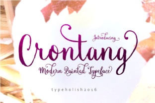Crontang: A Script Font That Elevates Campaign Design