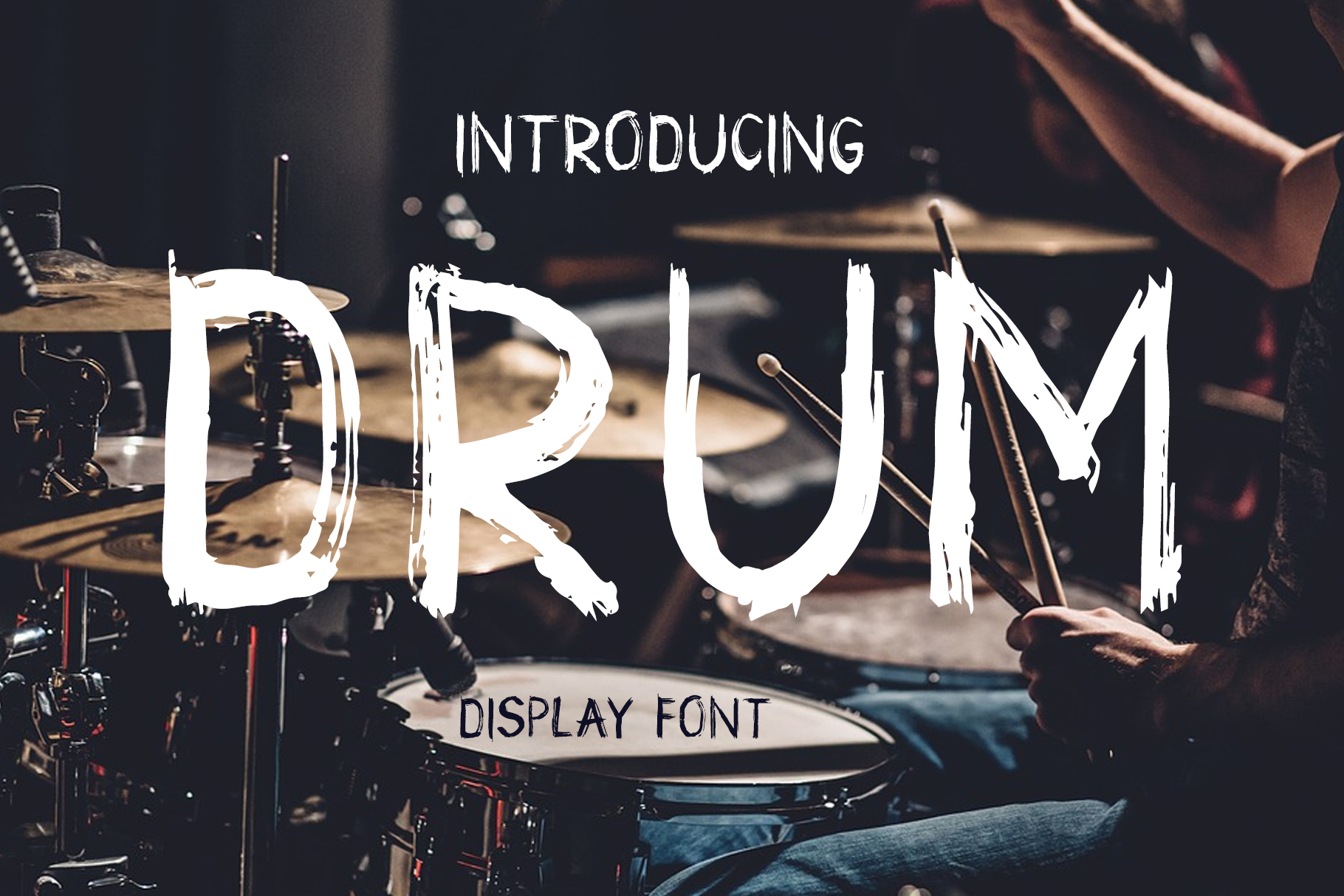 Drum Font Review: A Gritty Typeface for Bold Branding