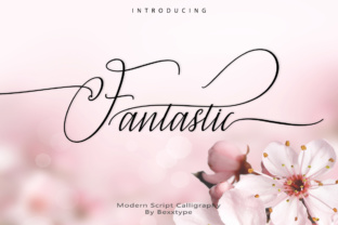 Fantastic: A Romantic Script Font for Editorial Design