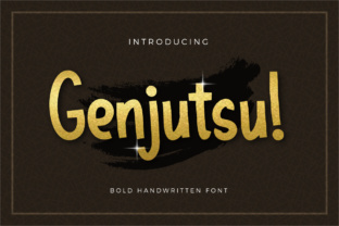 Genjutsu: A Handwritten Font for Bold Marketing