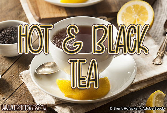Hot and Black Tea: A Handwriting Font for Brand Identity