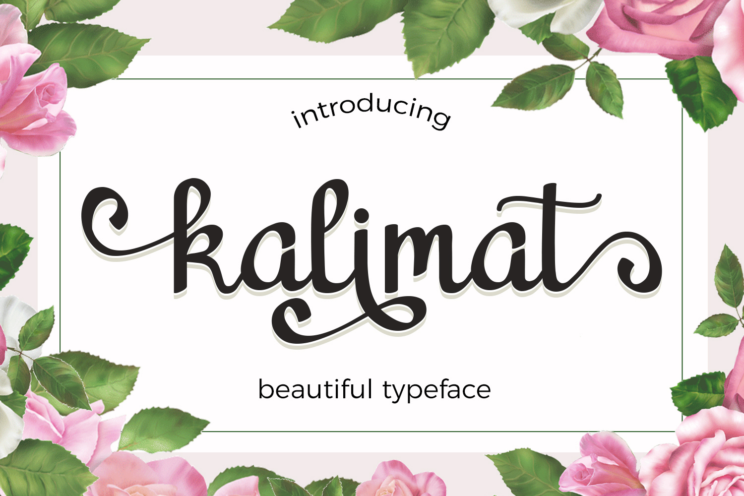 Kalimat: A Modern Script Font for Web Design