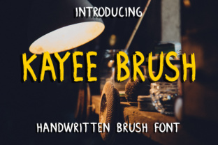 Kayee Brush: A Textured Typeface for Authentic Branding
