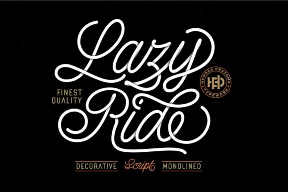 Lazy Ride Font: Elevate Your Campaign Visuals