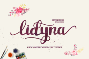 Lidyna: A Modern Script Font for Marketers