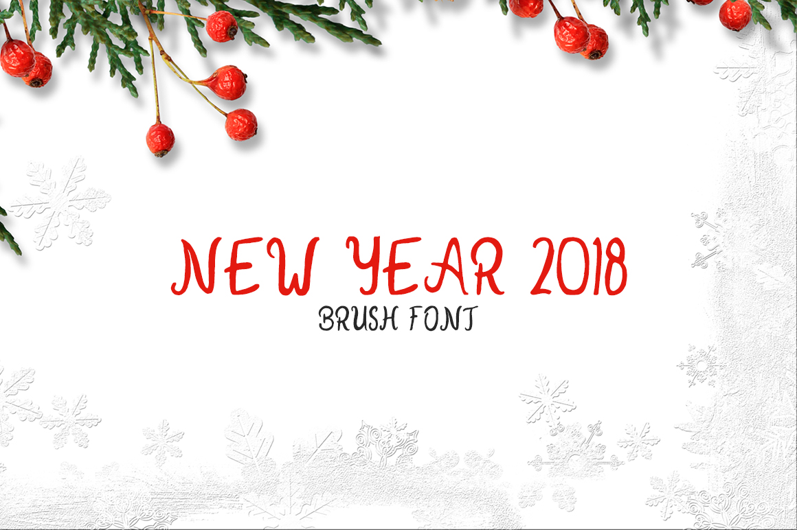New Year 2018: A Handwritten Font for Editorial Warmth