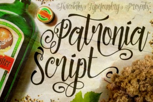 Patronia: A Script Font for Editorial Design