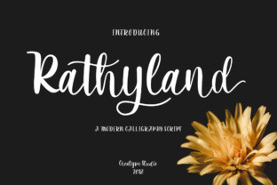 Rathyland: A Handwritten Font for Makers