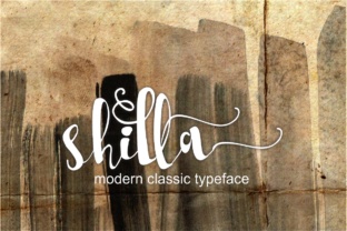 Shilla: A Modern Script Font for Editorial Design