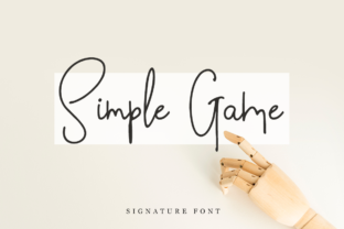 Simple Game: A Handmade Font for Editorial Design