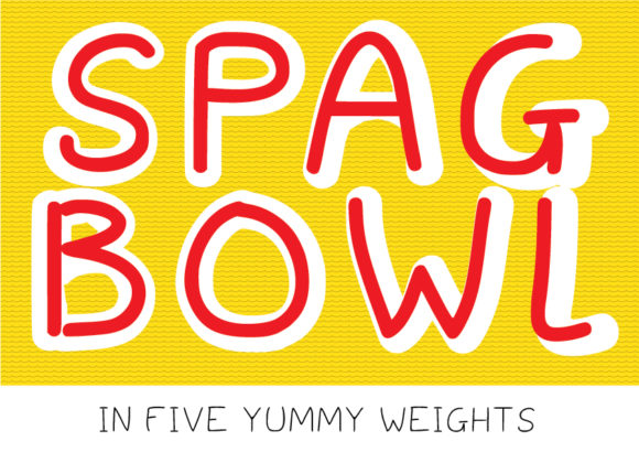 Spagbowl: A Playful Typeface for Bold Branding