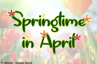 Springtime in April: A Handwritten Font for Clear Campaigns