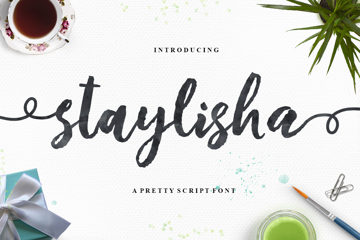 Staylisha: A Handbrushed Font for Bold Campaigns