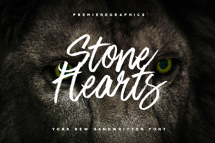 Stone Hearts: A Bold Script Font for Editorial Design