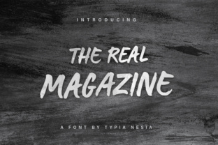 The Real Magazine Font for Bold Marketing