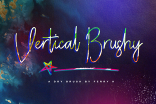 Vertical Brushy: A Signature Typeface for Modern Branding